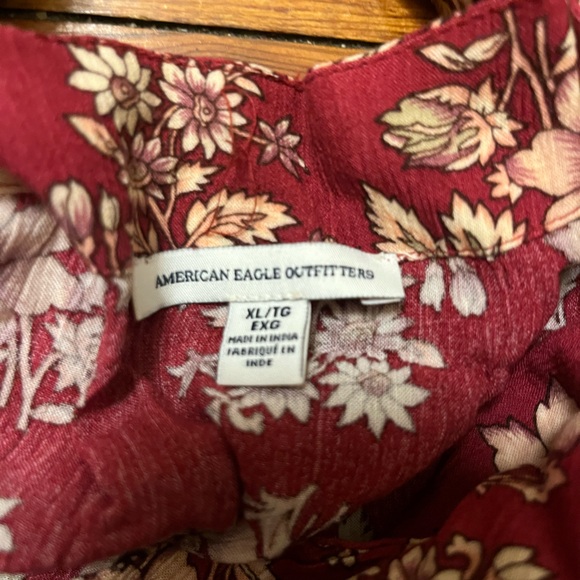 American Eagle Outfitters Red Floral Dress - Picture 4 of 4